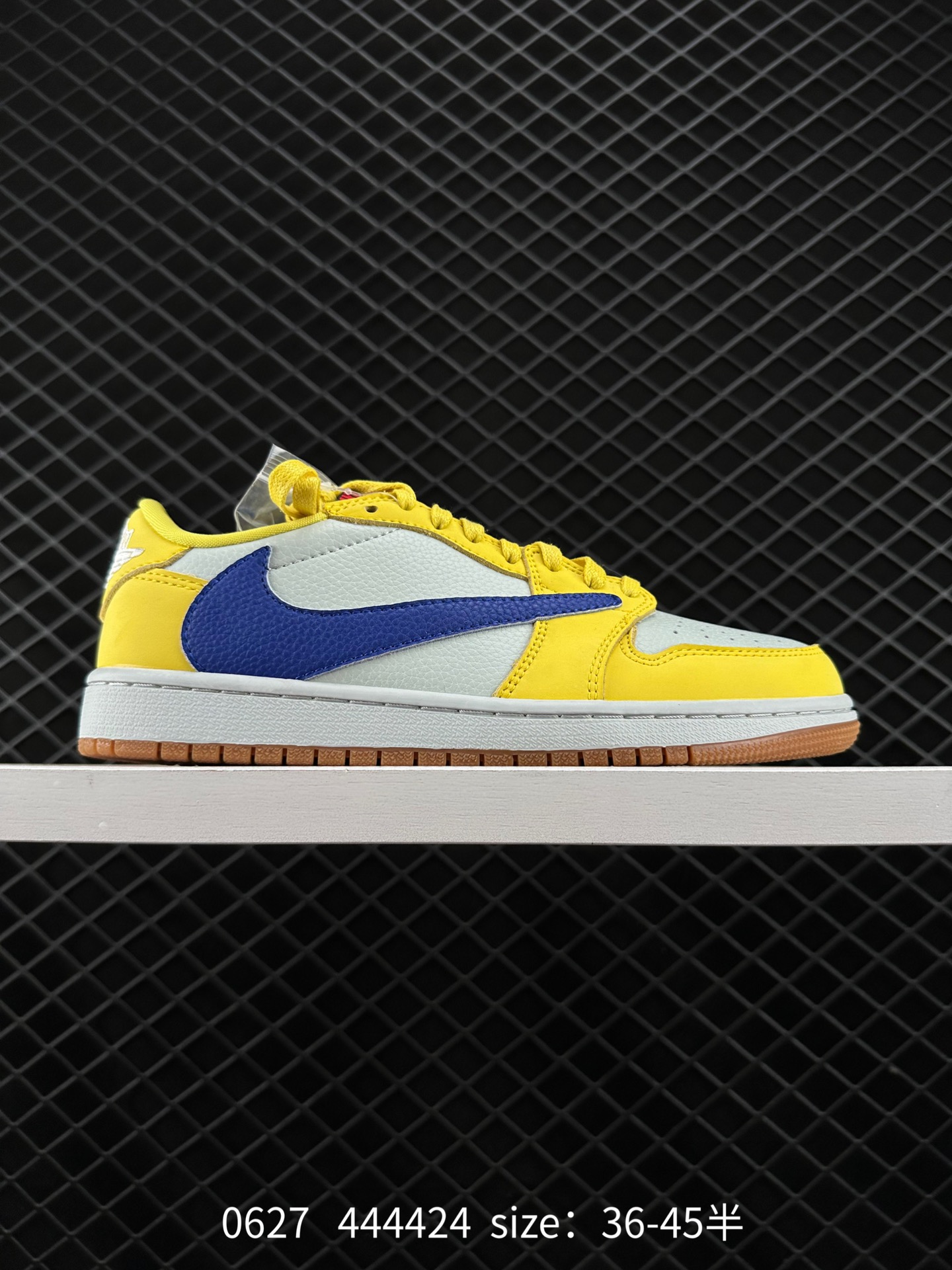 Fragment Design x Travis Scott x Nike Air Jordan 1 Low OG SP”Military Blue”